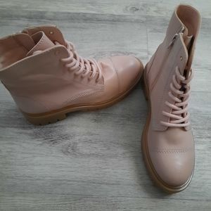 Aldo Leather Lace Up Boots